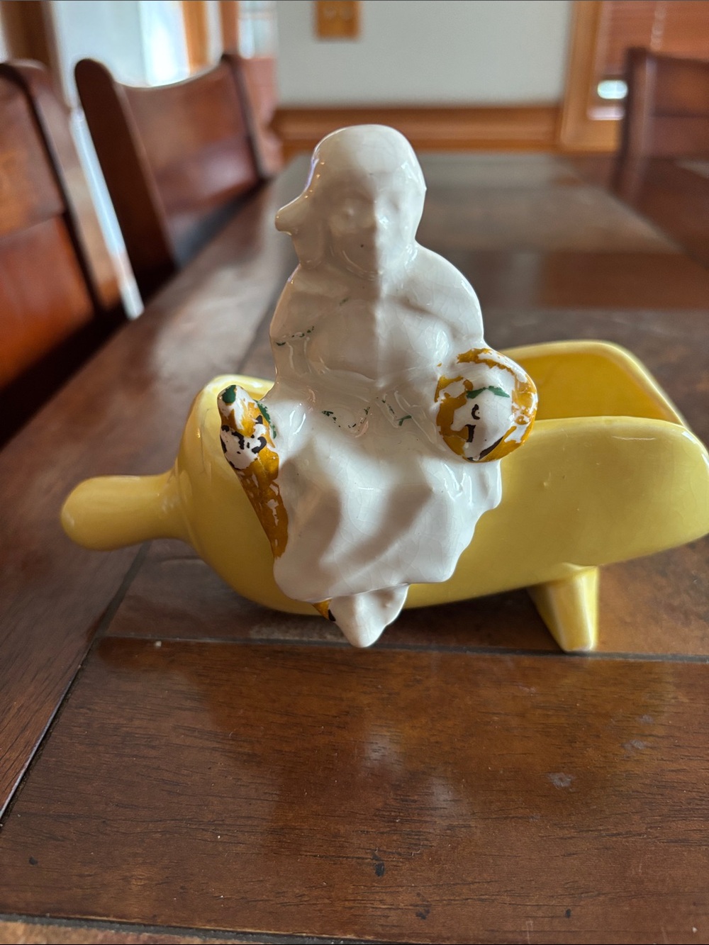 Antique McCoy Mammy Flour scoop;RARE!